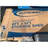Image 3 : Suncraft 6'x5' Storage Shed - Sold As Is