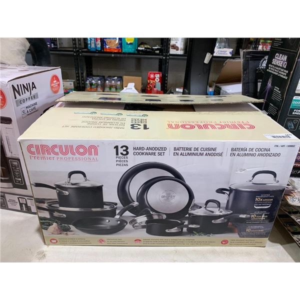 Circulon Premier Pro 13pc Hard Anodized Cookware Set