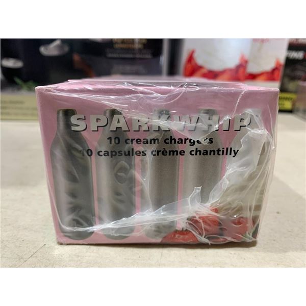 SparkWhip 10 Cream Chargers x's 6 Packs