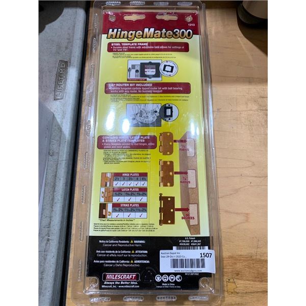 Hinge Mate 300 10pc Complete Door Mortising Kit