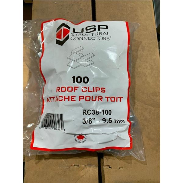 USP Roof Clips 3/8" - 9.5mm - Case Lot