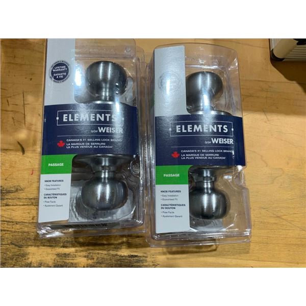 Weiser Elements Passage Handle X2