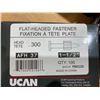 Image 2 : Ucan Fastening Products Flat-Head Fastener 1-1/2" 4x100 pc