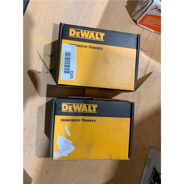 DeWalt Spike 316SS MH 1/4" x 3" 100 Count x2