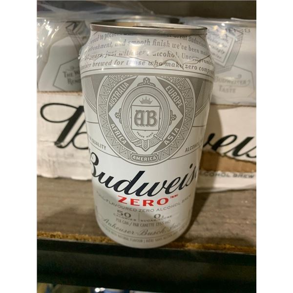 Budweiser Zero Alcohol Free Beer 24x355ml