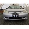 Image 8 : A12I --  2005 HONDA CIVIC DX VP , Grey, 186113 KM