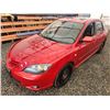 Image 4 : A7 --  2004 MAZDA 3 , Red, 315236 KM