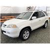 Image 4 : A12F --  2004 ACURA MDX TOURING, White, 342341 KM, NO RESERVE