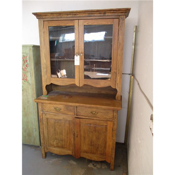 2 - Piece China Cabinet - 14x23x30 - 2 Drawers and 2 inserts - OFF SITE