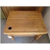 Image 2 : Small School Desk on Casters - 26x20x22Tall     OFF SITE