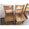 Image 2 : (3X the Bid Price) School Chairs - 1 has Casters    OFF SITE