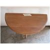 Image 2 : Vintage Maple Wood D-Table 23x11x23Tall    OFF SITE