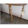 Image 3 : Vintage Maple Wood D-Table 23x11x23Tall    OFF SITE