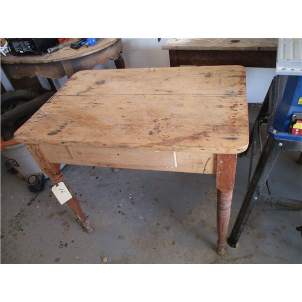 Wooden Table w/ Drawer - 34x23x29Tall   OFF SITE