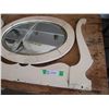 Image 4 : Mirror w/ Harp - 28.5"    OFF SITE