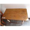 Image 2 : Canadiana Table (Mid 1800) Pine or Maple - 33x19x28Tall   OFF SITE