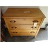 Image 1 : 3-Drawer Dresser on Caster - 1920's Maple - Newer Pulls   OFF SITE