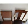 Image 2 : (2) Wooden Chairs w/ Cushions   OFF SITE