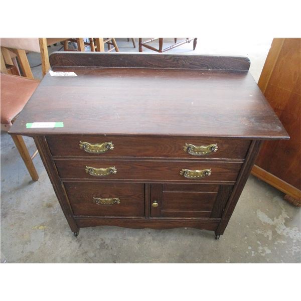 4-Drawer Eastlake Cabinet w/ Original Hardware - 33x18x28 (Late 1800's)   OFF SITE