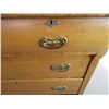 Image 7 : 5-Drawer Maple Dresser w/ Mirror - early 1900's- 44x19x65      OFF SITE