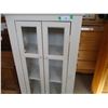 Image 3 : 4-Shelf Cabinet w/ Glass Inserts -30x15x56      OFF SITE