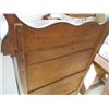 Image 11 : Fumed Oak Dresser w/ Bevelled Mirror - 1910- 32x18x75       OFF SITE