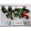 Image 1 : (7) Small Metal Tractors - (6 John Deere)