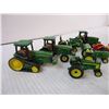Image 2 : (7) Small Metal Tractors - (6 John Deere)