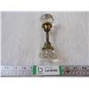 Image 1 : Vintage 12 Point Crystal Clear Glass Brass Door Knob