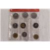 Image 3 : (9) Souvenir Vatican Coins, Pope John Paul II Religious Photo, Coin, and Stamps