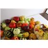 Image 3 : (25+) Assorted Fake Fruit and Gourd Decorations