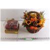 Image 1 : Pomegranate Vase Fillers in Box, Fall-Themed Basket Decoration