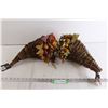 Image 1 : (2) Cornucopias - Part of (1) Fake Fruit is Missing