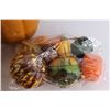 Image 5 : (17) Gourd and Fruit Decorations, Package of Gourd and Fruit Decorations - Sealed