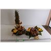 Image 1 : (2) Small Fall Wreathes, Fall Decoration - Broken