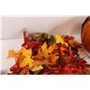 Image 2 : (10+) Assorted Fall Decorations - Fake Pumpkin, Fake Leaves, Fake Branches, etc.