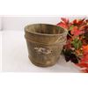 Image 2 : (3) Fall Garlands, Small Wooden Bucket