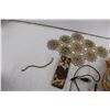 Image 2 : (8) Assorted Coins, Wooden Pineapple Dish, Whiskey Glass, Storage Shed Guide, Misc.