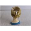 Image 5 : Woman Head Vase - Damaged, Needs Paint and Repair