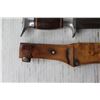 Image 3 : Knife in Carved Leather Sheath (Clasp is Broken)