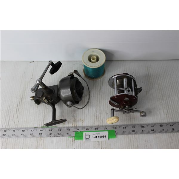 (2) Fishing Reels and Fishing Line