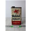 Image 1 : Vintage Tin of Mobiloil Outboard (Empty)