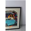 Image 5 : Framed Art of a Classic Ford Car - 16" x 18"
