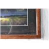 Image 2 : Framed Photo of the Northen Lights and a Field