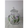 Image 4 : Floral Glass Cookie Jar
