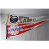 Image 4 : (6) NHL Pennants -NHL, Devils, Nordiques, Kings, Sabres, Capitals