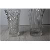 Image 2 : (2) Crystal Vases