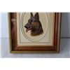 Image 2 : Framed Embroidery of a Dog - 10" x 11"