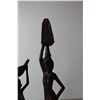 Image 5 : (2) Wooden Carved African Woman Figurine