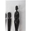 Image 4 : (3) Wooden African Knives and Woman Figurine